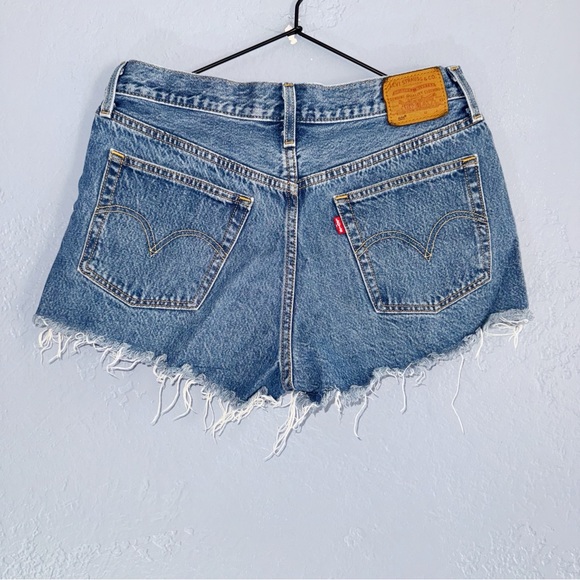 Levis 501 Premium Denim Shorts Size 29 - Picture 2 of 8